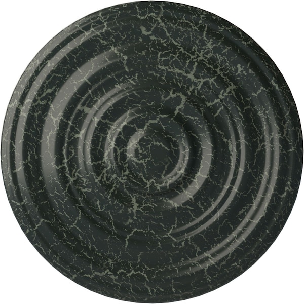 Ekena Millwork Carton Smooth Ceiling Medallion (Canopies up to 9 1/8"), 29 1/8"OD x 1 1/2"P, Painted Turtle Crackle CM29CAPTC - main
